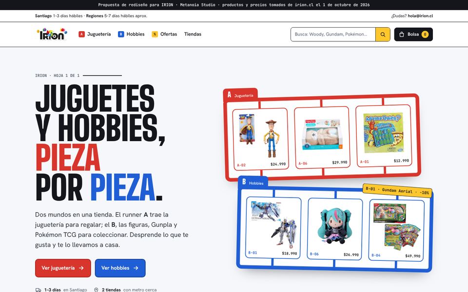Portada de la opción A, Manual de armado